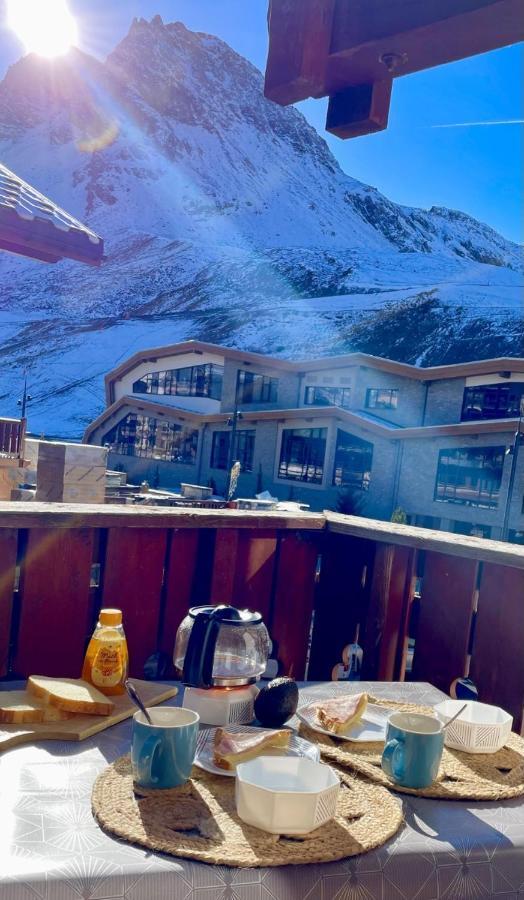 Charmant Studio Aux Pieds Des Pistes Vue Sur La Montagne Tignes Exterior foto
