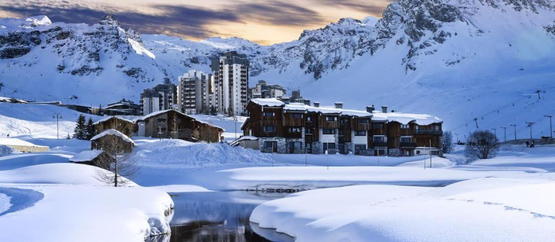 Charmant Studio Aux Pieds Des Pistes Vue Sur La Montagne Tignes Exterior foto
