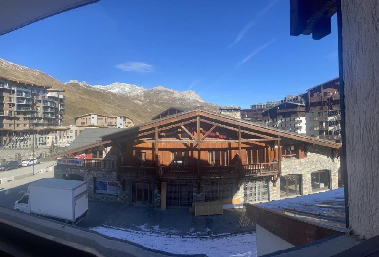 Charmant Studio Aux Pieds Des Pistes Vue Sur La Montagne Tignes Exterior foto